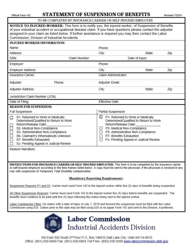 Form 142